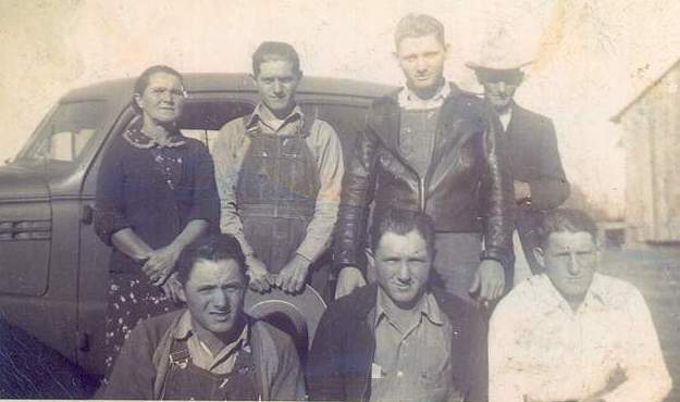 Joseph & Ida Fleetwood with their five sons