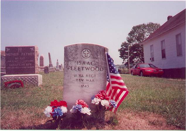 "Old" Isaac Fleetwood - Pleasant Run Cemetery, Lawrence County, IN