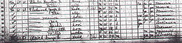 1920 Pushmatah County, OK - Kiamicia Township